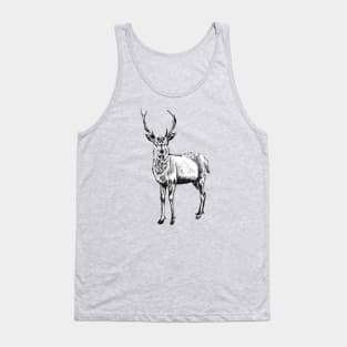 Deer Print Tank Top